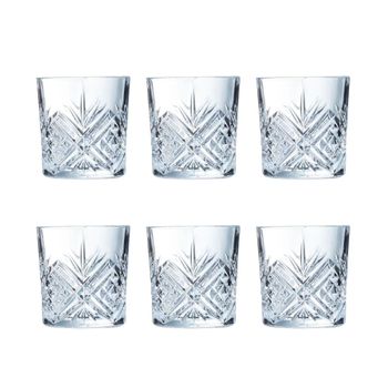 Juego de 6 vasos bajos vidrio 30 cl