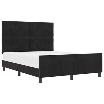 Cama Tapizada 197x146x128 Cm  - Negro