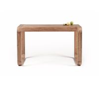 mesa alta de comedor de teca reciclada l150cm