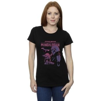 Disney Camiseta The Mandalorian Hello Friend para mujer
