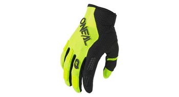 Guantes largos o neal element racewear negro amarillo fluorescente