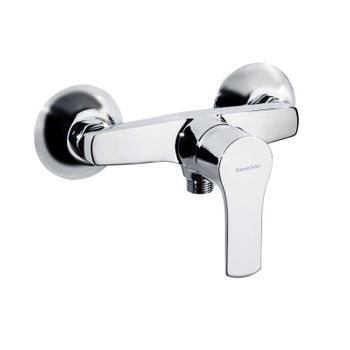 Grifo Ducha Monomando Con Rociador Con Flexo Y Soporte Ramon Soler Titanium