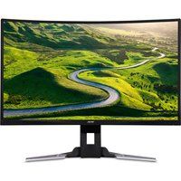 acer xz321qu quad hd 315 curved led monitor - black black