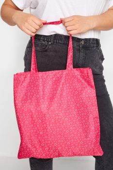Crisis Ucrania 100% Donación | Bolsa De La Compra Plegable Rosa Corazones