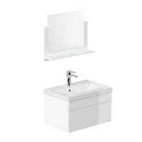 conjunto completo de muebles de bano wangerooge m - blanco made in germany