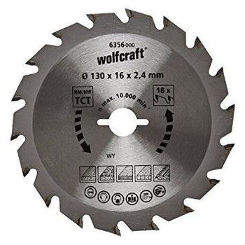1 Disco De Sierra Circular 2,4mm Wolfcraft Ø 180 X 20 X 2,4 Mm