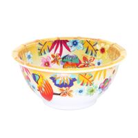 bol de melamina con estampado tropical 15 cm
