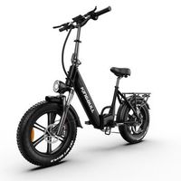 bicicleta electrica maxturn literider 20- motor 500w bateria 48v135ah 20 pulgada neumaticos freno de disco hidraulico - negro