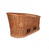 basil cesta trasera para perros pasja 30l 45 cm con placa adaptadora mik marron