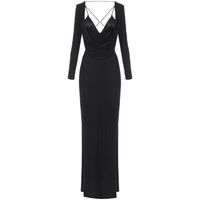 elisabetta franchi vestido largo abr0356e2-110 para mujer