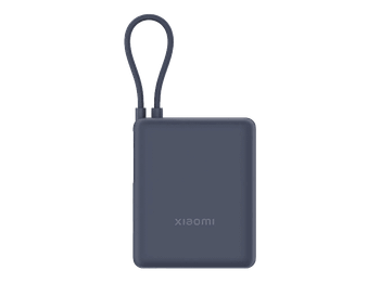 Powerbank - Xiaomi PN104183, 10000 mAh, 1x USB-C, USB-A, 33W, Cable Integrado, Azul