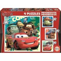 puzzle educa cars disneypixar 4 rompecabezas progresivos