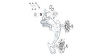 sram gx 2x11 speed kit de cierre trasero