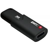 Emtec B120 Click Secure unidad flash USB 32 GB USB tipo A 3.2 Gen 2 (3.1 Gen 2) Negro