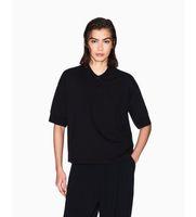 ax armani exchange para mujer xw000887af10819uc001 polo elastico de pique de algodon essential logo signature negro l casual manga cor