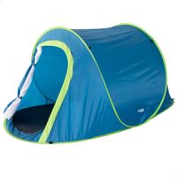 aktive tienda de campana pop up 120x220x95 cm tienda de campana para dos incluye piquetas varillas fibra de vidrio tejido poliester columna de agua 800 mm peso 136 kg tienda de campana