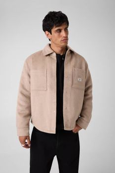 Chaqueta Acolchada De Lana