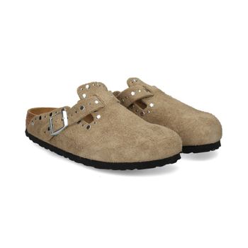 Birkenstock Zuecos Mujer - Beige Talla 37n