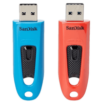 ultra 64gb usb 30 flash drive 130mbs read twin pack blue a nd