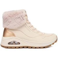 skechers zapatillas altas uno rugger-fall shimmer white 167993ntgd para mujer