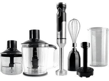 Batidora de mano - KOENIC KHB-TR 102424 M, 1000 W, 2 Velocidades, 15800 rpm, Negro