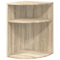 mesa auxiliar roble sonoma 397 x 397 x 60 cm vidaxl