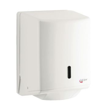 Dispensador De Toallas De Papel De Resina Termoplástica Blanca Con Espiral De 16 Mm De Diámetro Máx.
