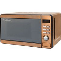 russell hobbs rhmd804cp compact solo microwave - copper