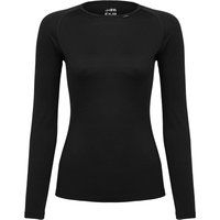 dhb womens merino long sleeve base layer m 200 dark grey