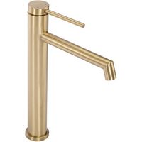grifo de lavabo rea foss gold brush high
