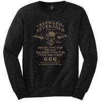 avenged sevenfold camiseta manga larga seize the day para mujer