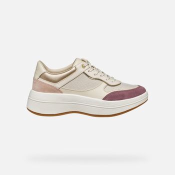 GEOX Spherica Ecub-3 Mujer Blanco Lechoso/rosa Antiguo