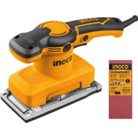 ingco lijadora orbital fs3216 - incluye 5 papeles de lija