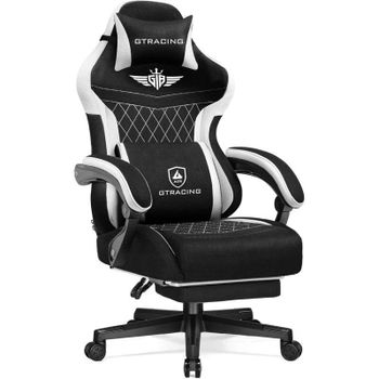 Silla Gaming GTPLAYER Ergonómica Reclinable 155° Respaldo Ancho Negro