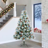 vidaxl arbol de navidad artificial verde y 240 cm