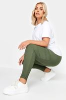 yours leggings caqui bolsillos cargo mujer curvy y tallas grandes yours
