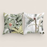 icehome - funda de cojin estampada - 100 algodon extrasuave - medida 60x60 cm - funda cojin cuadrado sin relleno y con cremallera - fabricado en espana