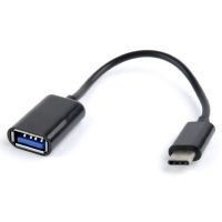 gembird ab-otg-cmaf2-01 adaptador usb-c a usb 20 machohembra 02m negro