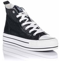break and walk zapatillas altas basket con plataforma - glitter para nina