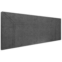 cabecero tapizado milan  cabezal acolchado  tapizado teijdo alta gama acuaqulin antimanchas  color marengo  medida 155x55x3cm cama 150160 cm