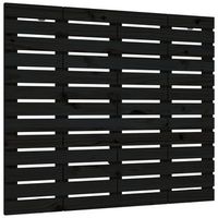 cabecero accesorio para dormir mueble de pared para dormitorio 146 x 3 x 915 cm madera maciza negra tdl0202532