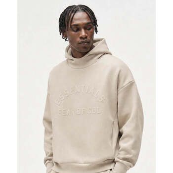 Fear Of God Jersey Essentials (FW23) Hoodie Dusty Beige para hombre