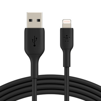 CABLE BELKIN CAA001BT2MBK LIGHTNING A USB-A BOOST CHARGE??? 2m COLOR NEGRO