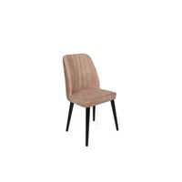 set 2 sillas alfa-433 v2 negro beige