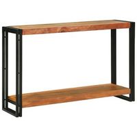 mesa consola marron 120 x 33 x 75 cm madera de acacia solida vidaxl