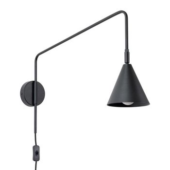 Aplique de pared naon negro