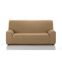 funda de sofa elastica duo 3 plazas  una de 2 plazas taupe - jara casa textil