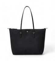 lauren ralph lauren para mujer 431916737002 bolso tote keaton mediano negro osfa casual poliester