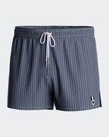 bannador short corto con estampado geometrico