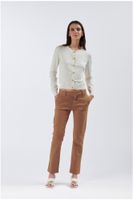 pantalones slim de tela bull denim ginger 30